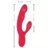 Smile Thumping Rabbit - vibrator cu 3 motoare - reîncărcabil - roșu