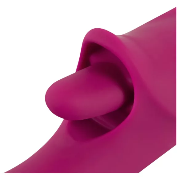 Javida - Vibrator cu limbă și penetrare - lila