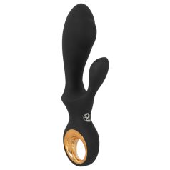   Eternal - Vibrator Reîncărcabil cu Stimulator Clitoridian (Negru)