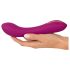 Javida - Vibrator violet cu 2 puncte de pompare