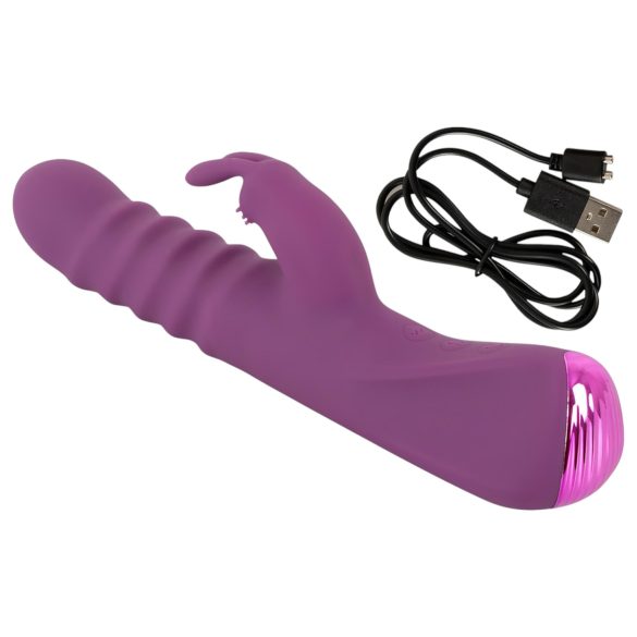 Javida - vibrator cu braț pentru clitoris - funcție de împingere - mov