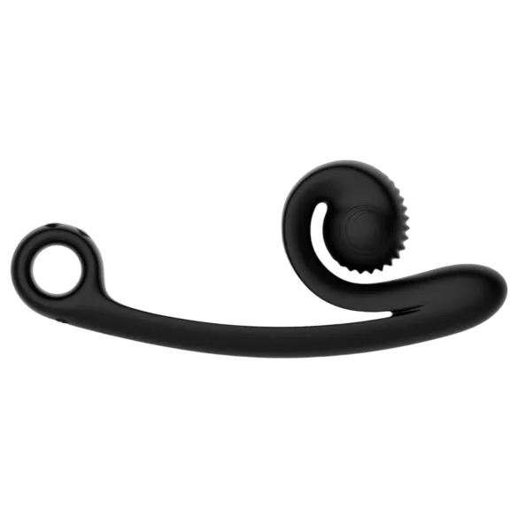 Snail Vibe Curve - 2în1 vibrator pentru clitoris (negru)