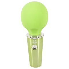   You2Toys Mini Wand - vibrator verde reîncărcabil pentru masaj