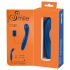 Smile - vibrator flexibil pentru punctul G (albastru)