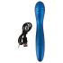 Smile - vibrator flexibil pentru punctul G (albastru)