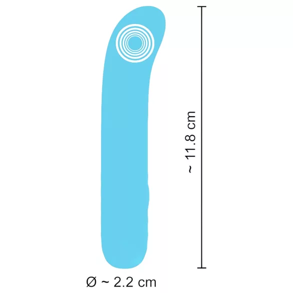 Cuties - vibrator mini punctul G - turcoaz