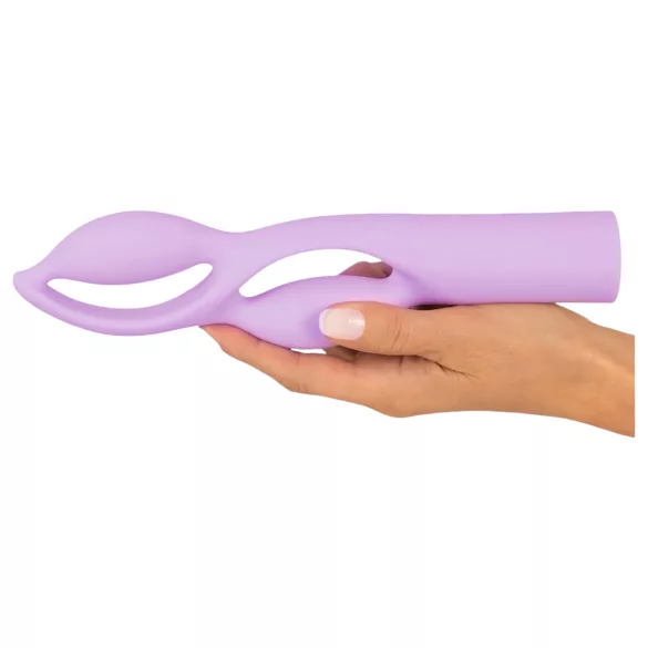 Vibrator dublu motor Fabulous, mov, reîncărcabil