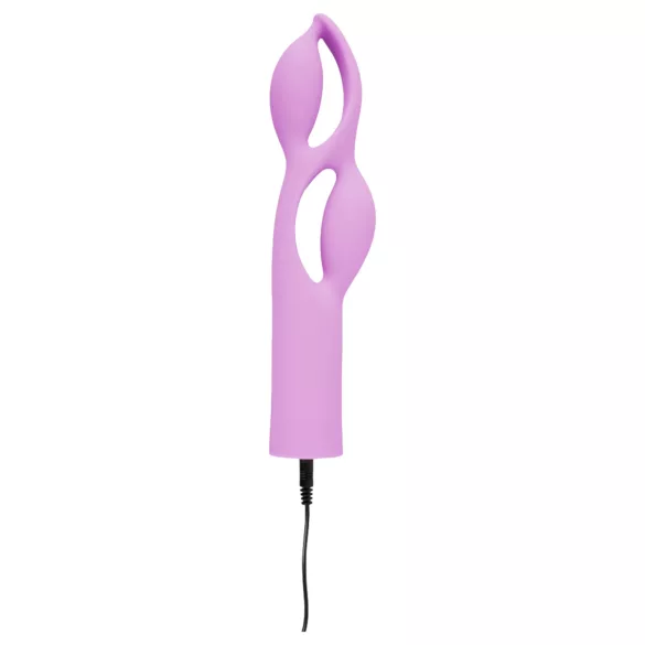Vibrator dublu motor Fabulous, mov, reîncărcabil