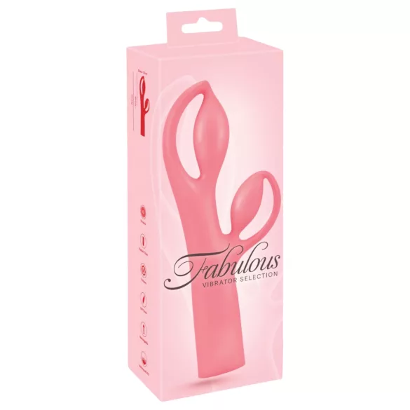 You2Toys Fabulous - vibrator cu braț pentru clitoris - reîncărcabil - roz