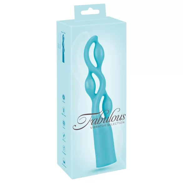 You2Toys Fabulous - vibrator reîncărcabil 3 motoare - silicon albastru