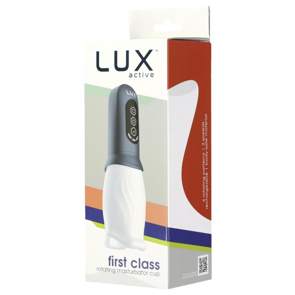 LUX Active First Class - masturbator automat rotativ - alb-gri