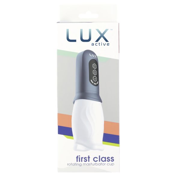 LUX Active First Class - masturbator automat rotativ - alb-gri