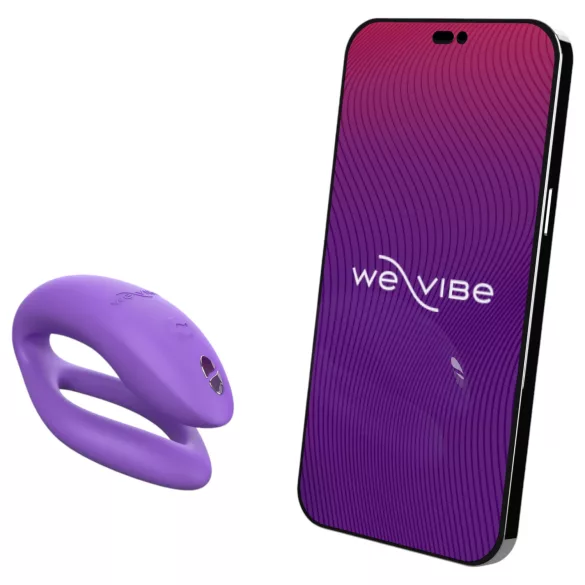 We-Vibe Sync O - Vibrator de cuplu controlat prin aplicație (mov)