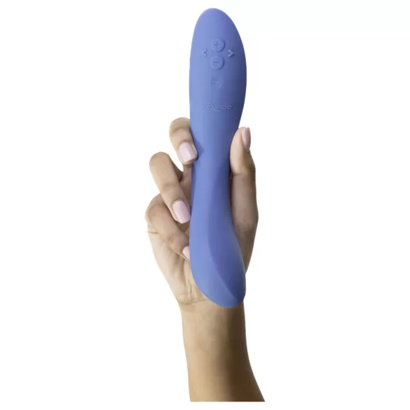 We-Vibe Rave 2 - vibrator pentru punctul G controlat prin aplicație (albastru)