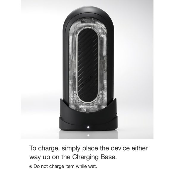 TENGA Flip Zero - masturbator puternic (negru)