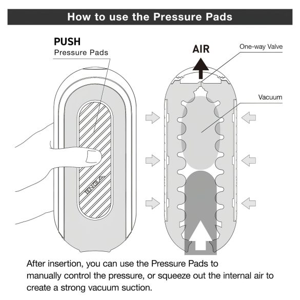 TENGA Flip Zero - masturbator puternic (negru)