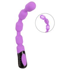   You2Toys - vibrator cu mărgele pentru punctele G și P (mov)
