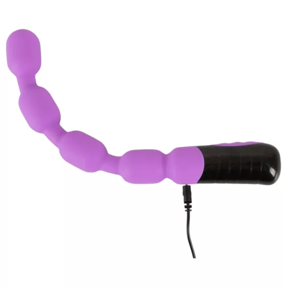 You2Toys - Vibrator punct G și P cu mărgele - mov