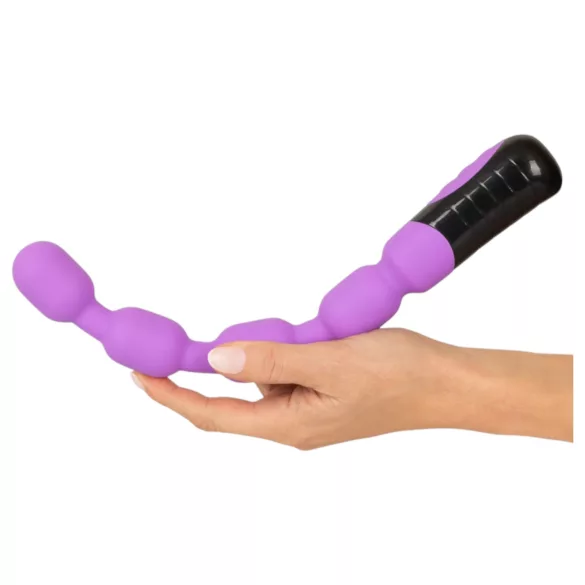 You2Toys - Vibrator punct G și P cu mărgele - mov