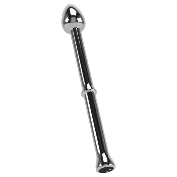 Rebel - vibrator pentru prostată din metal - argintiu