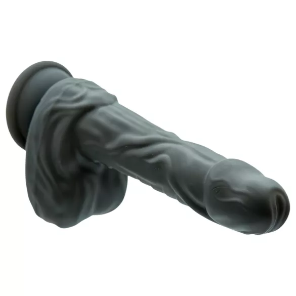 Naked Addiction - vibrator realist rotativ și cu pulsații - negru