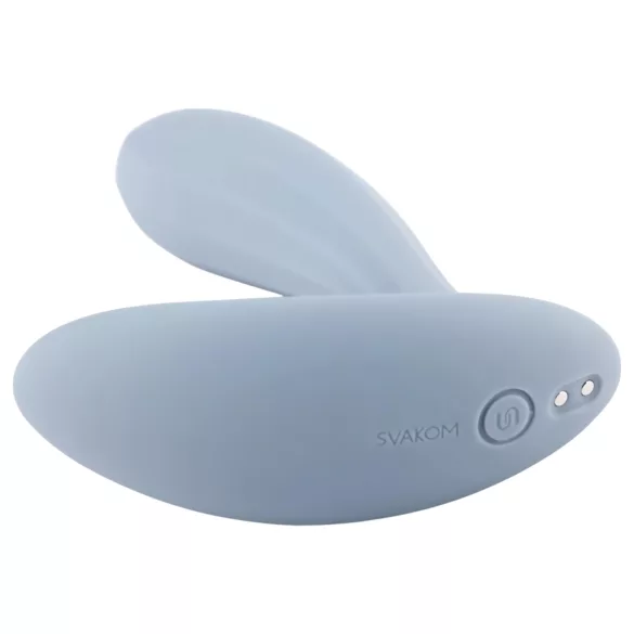Svakom Erica - vibrator purtabil controlat prin aplicație (albastru)