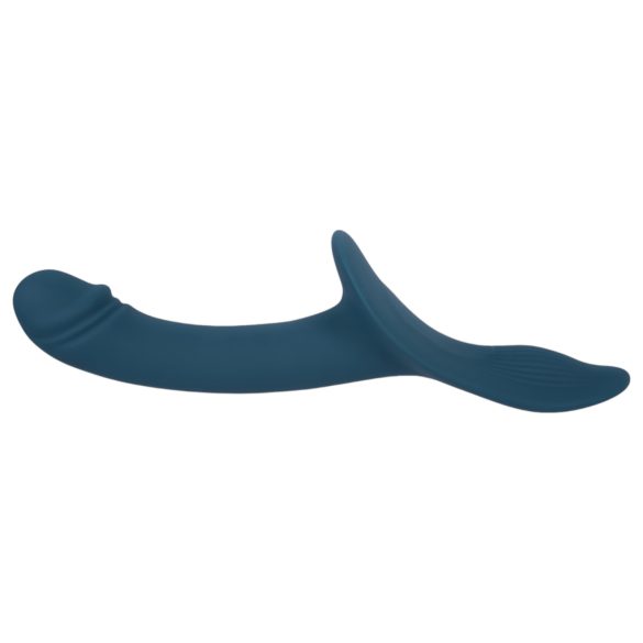 You2Toys - strap-on vibrator set - negru-albastru