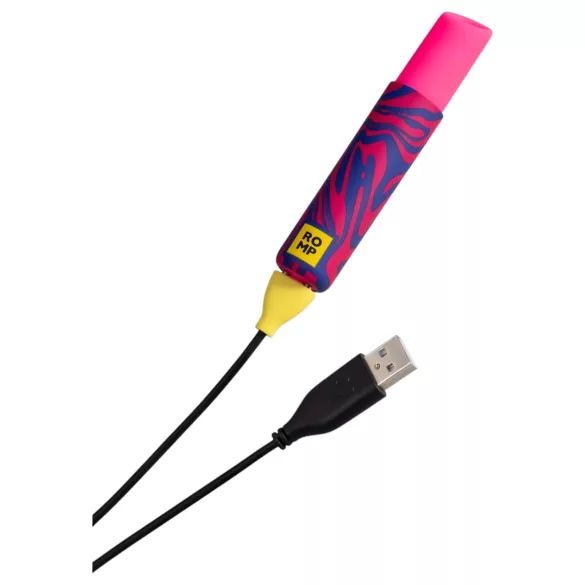 ROMP Lipstick - stimulator clitoridian cu unde de aer - reîncărcabil - roz