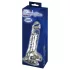 Crystal - Vibrator cu ventuză (transparent)