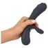 You2Toys - Oh! Rabbit vibrator cu braț pentru clitoris (negru)