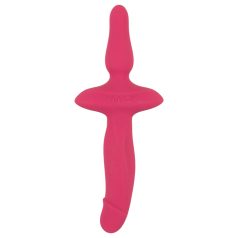 Couples Choice - 2în1 vibrator și plug anal (roz)