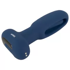 ANOS - vibrator anal cu limbă - silicon albastru