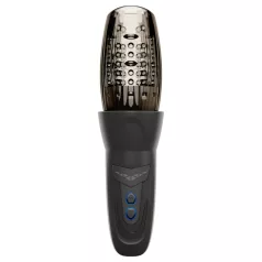   Stroker - masturbator rotativ, de împingere și vibrator (negru)