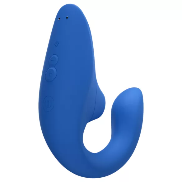 Womanizer Blend - vibrator pentru punctul G și stimulator clitoridian (albastru)
