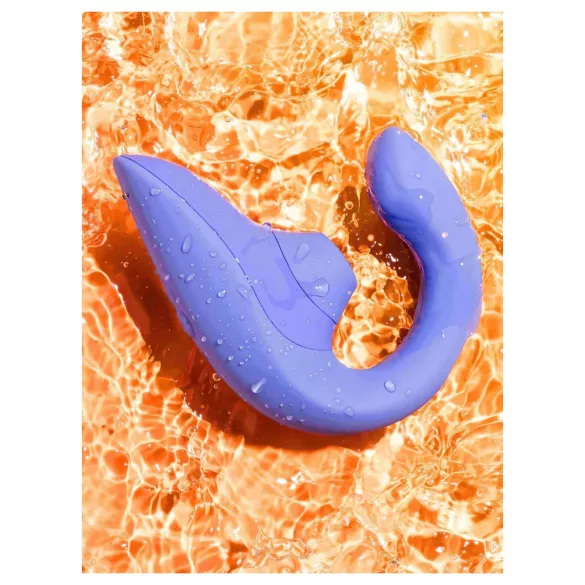 Womanizer Blend - vibrator pentru punctul G și stimulator clitoridian (albastru)