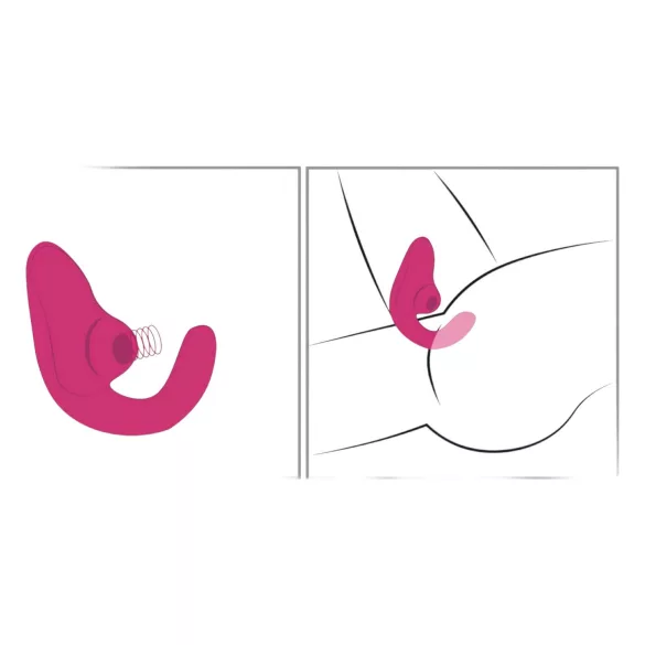 Womanizer Blend - vibrator pentru punctul G și stimulator clitoridian (roz)