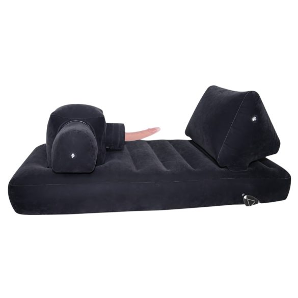 You2Toys Velvet Luxury - mașină de sex cu pat integrat - negru