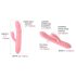 Svakom Mora Neo - vibrator inteligent cu perlă pentru clitoris, roz