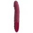 Beau Coeur Varelo - vibrator realist din silicon, cu acumulator (roșu)