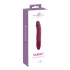 Beau Coeur Varelo - vibrator realist din silicon, cu acumulator (roșu)