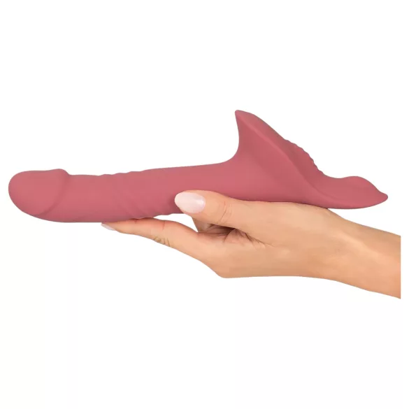 You2Toys - set vibrator cu curea - roșu