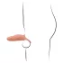 Realistixxx - mânecă realistă pentru penis cu inel și vibrații - natur