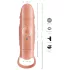 Realistixxx - mânecă realistă pentru penis cu inel și vibrații - natur