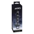 Anos - Vibrator anal cu 2 motoare și bile mobile (negru)