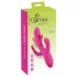 SMILE - vibrator cu trei brațe, cu limbă (roz)