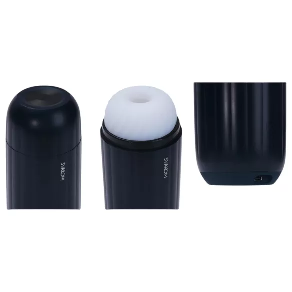 Svakom Sam Neo 2 - masturbator inteligent pentru bărbați - negru/alb