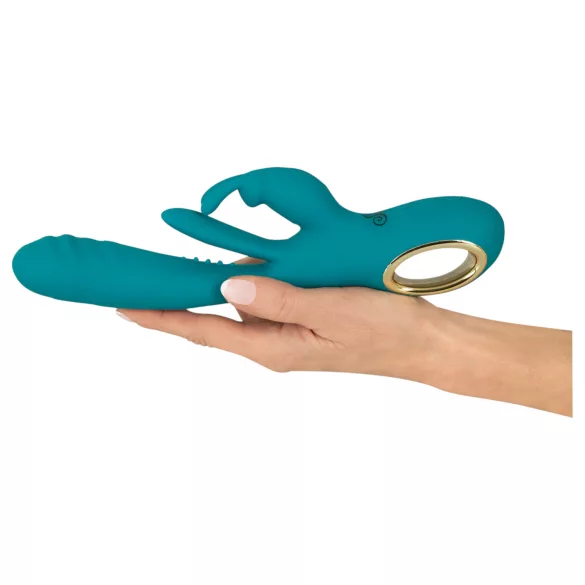 Smile - vibrator dublu pentru punctul G și clitoris - verde