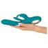 Smile - vibrator dublu pentru punctul G și clitoris - verde