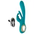 Smile - vibrator dublu pentru punctul G și clitoris - verde
