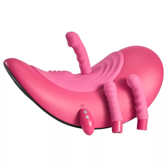 VibePad Rideon - vibrator pentru stimulare punct G și clitoris - roz